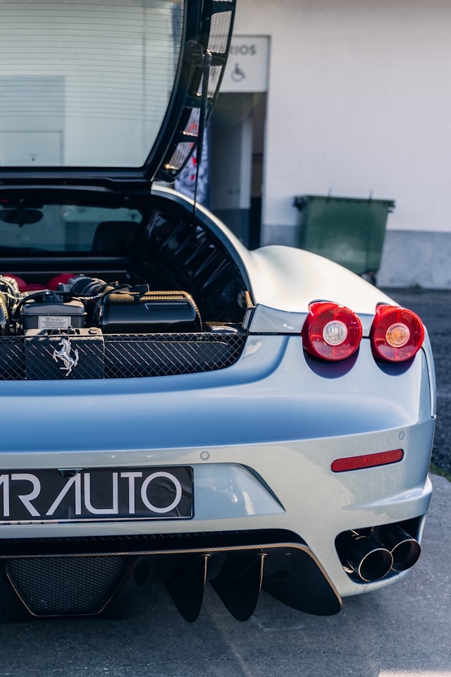 Ferrari F430 back right view, Author: Tiago Ferreira