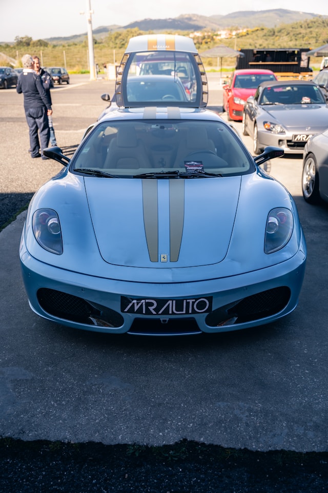 Ferrari F430 front top view, Author: Tiago Ferreira