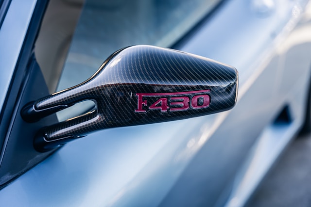 Ferrari F430 mirror view, Author: Tiago Ferreira